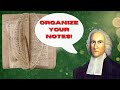 Best Bible Note System || Johnathan Edwards Miscellanies