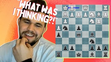 "What was I thinking?!" | Magnus Carlsen vs. chess24 user TheKingSlayer