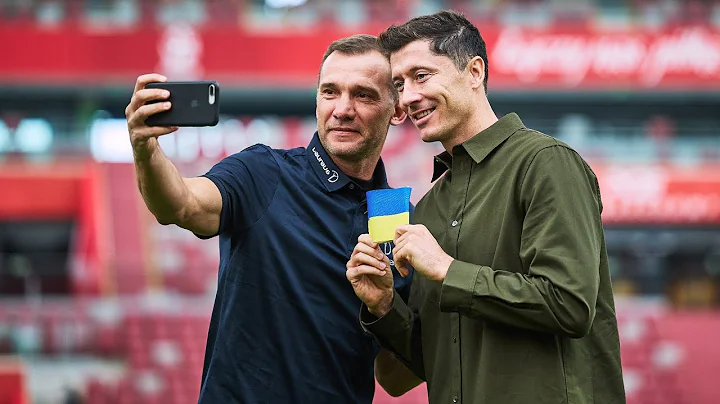 Robert Lewandowski meets Andriy Shevchenko