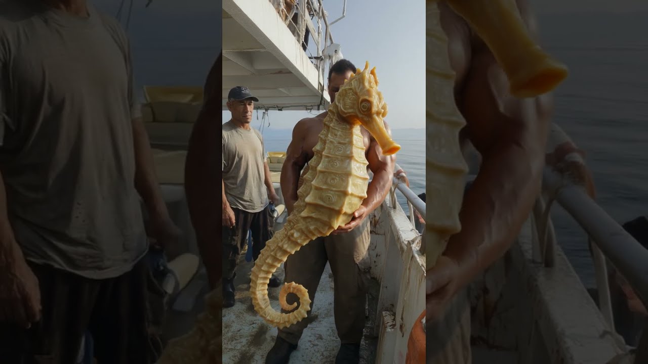 Giant Seahorse Caught On Camera Giantseahorse Marinelife Ocean Wildlife