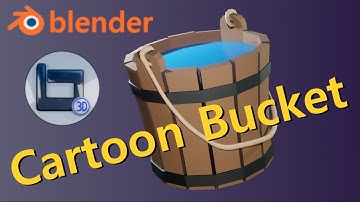 Low Poly Cartoon Bucket |  Blender 3.41 | Tutorial