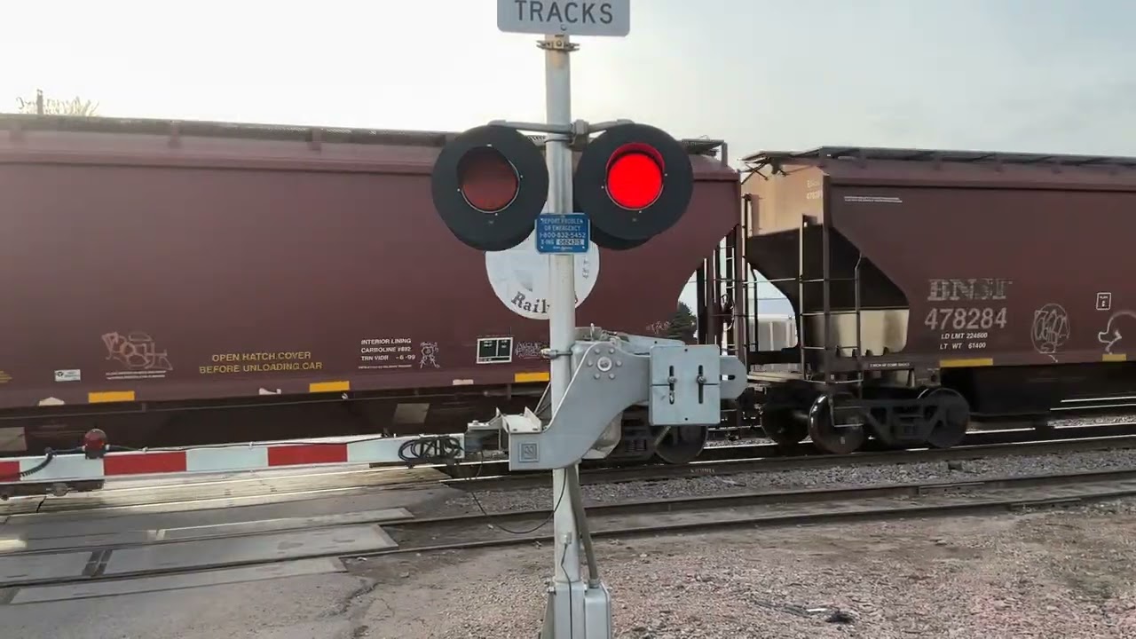 BNSF 8054 South And BNSF 8366 North In Garretson South Dakota