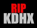 What the hell happened to kdhx