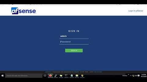 How to reboot pfsense