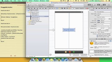 Xcode Tutorial Week-Day 4-How To Make a Button Drag