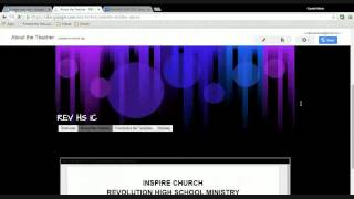 ACE: ET5033: Module 3: Google Sites