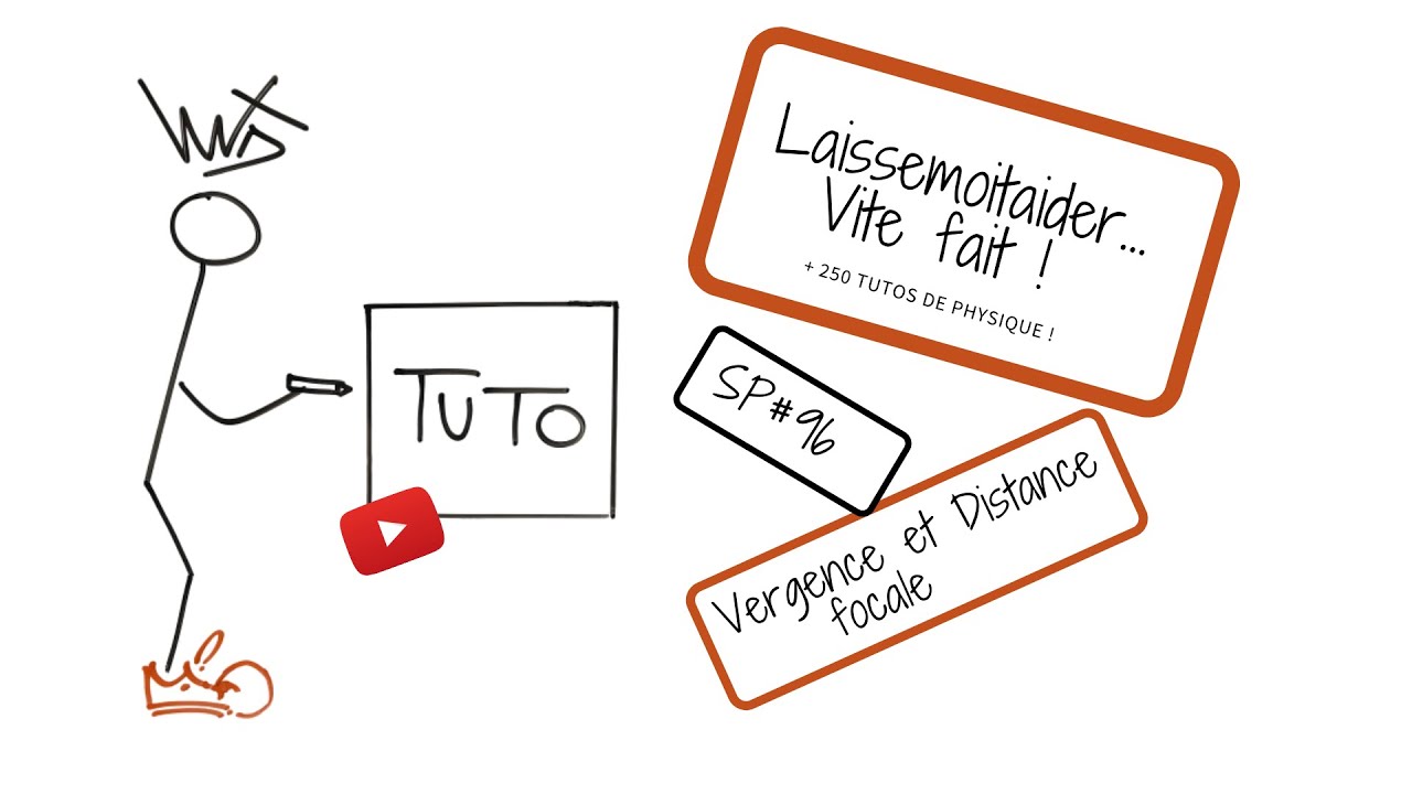 Vergence et distance focale SP#96 LMTD...Vite fait !