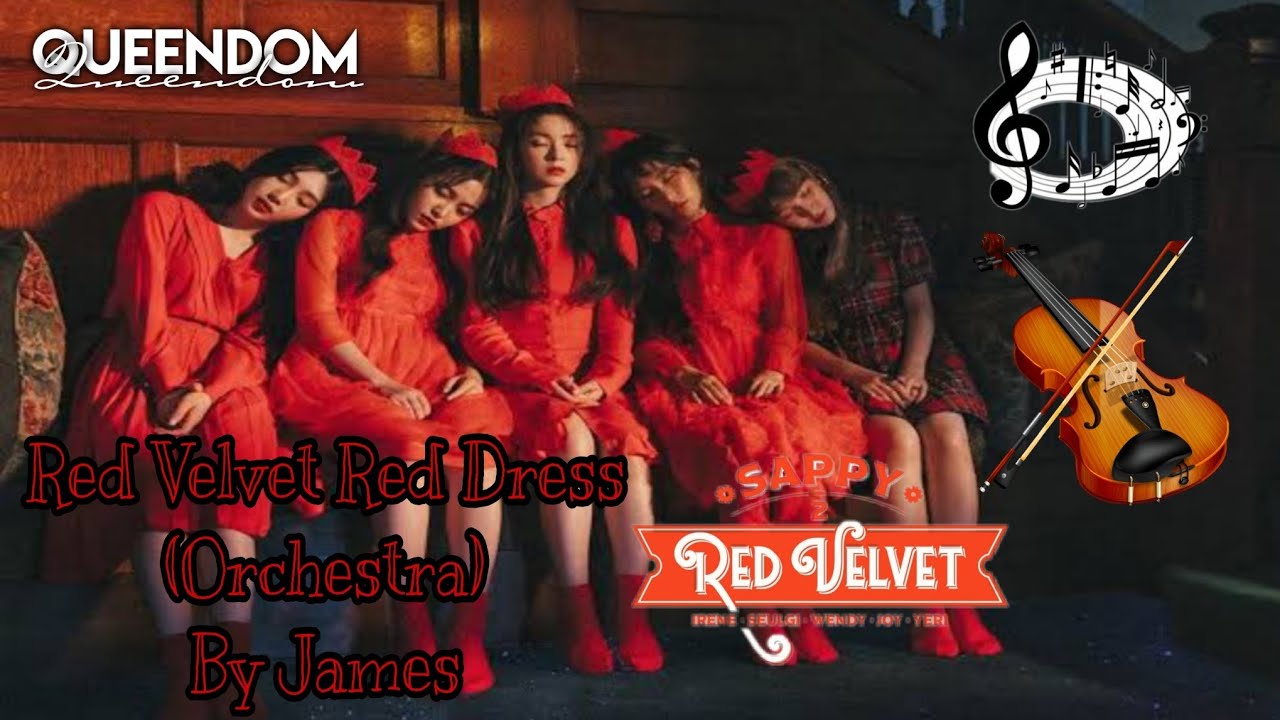 Red Velvet Red Dress Piano Tutorial Orchestra By James 🎬🎬🎬