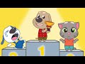 Action, Sports, and Games! Talking Tom and Friends Minis Cartoon Compilation