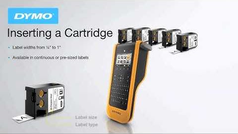 Dymo XTL 300 - Inserting a Cartridge