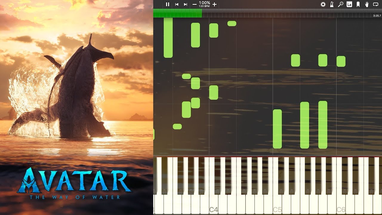 The Tulkun Return - Avatar The Way of Water (Piano Tutorial)