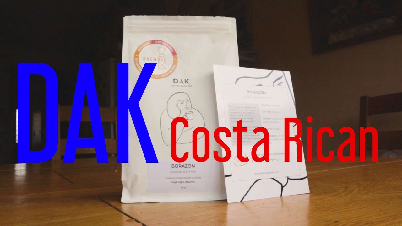 Dak Coffee Roasters Costa Rican Anaerobic Fermentation Review YouTube