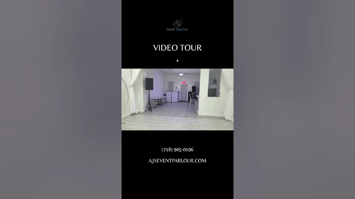 Virtual Tour | AJs Event Parlour Affordable Chic Elegant Space Rental Venue For Rent at Queens NY