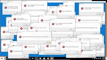 Destroying windows 10 with Memz virus