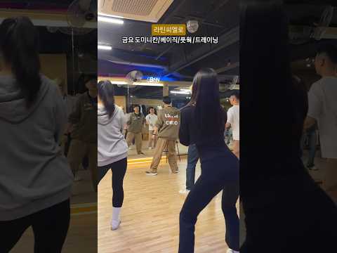 금요 도미니칸 /베이직/풋웍 트레이닝 강남라틴 8시 라틴씨엘로!
