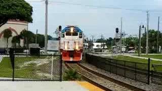 Tri-Rail Commuter Train Arriving West Palmbeach