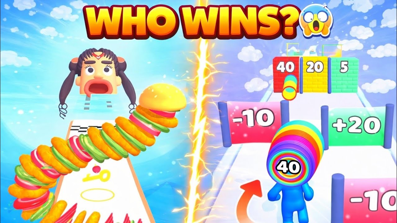 Burger Master VS Layer Man | Epic Mobile Game Battle