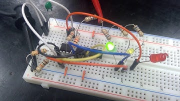 ECE-3873 - Op Amp Lab Experiment 4: Operating LEDs using comparators