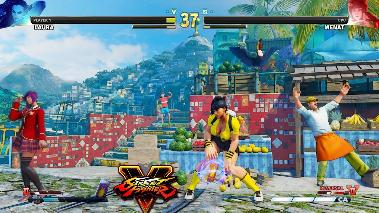 Street Fighter V Laura vs Menat PC Mod