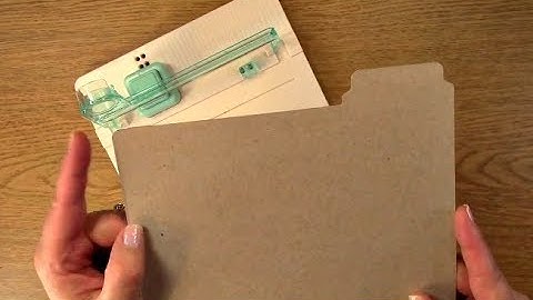 #130 We R Memory Keepers Tab Punch Board  Review