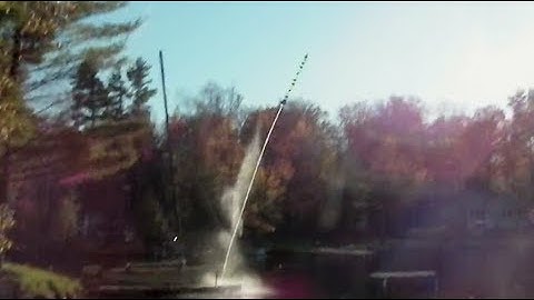 Water Rocket New Axial Parachute Deploy with ServoChron™