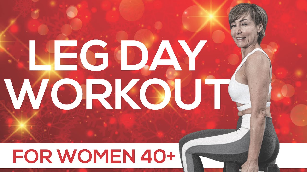 Lower Body Strength Workout with Dumbbells for Women Over 40 - YouTube
