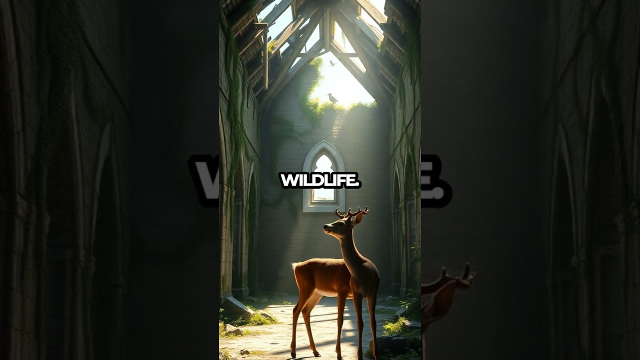 Abandoned Monastery: Nature's Beautiful Takeover! 🦋 