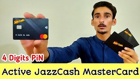 How to Activate JazzCash MasterCard | Set 4 Digit PiN MasterCard | ATM card kaise activate krte hain