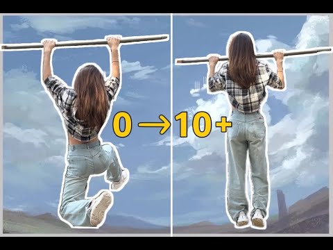 力量很弱，如何解锁引体向上？只需4步，从0-10+！