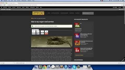 Adding a New Service - Corporate X Responsive Drupal Theme