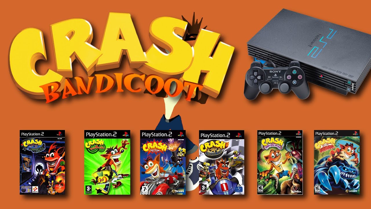 Todos los juegos de Crash para PS2 