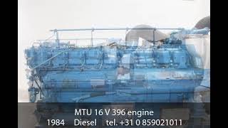 MTU 16 V 396 engine