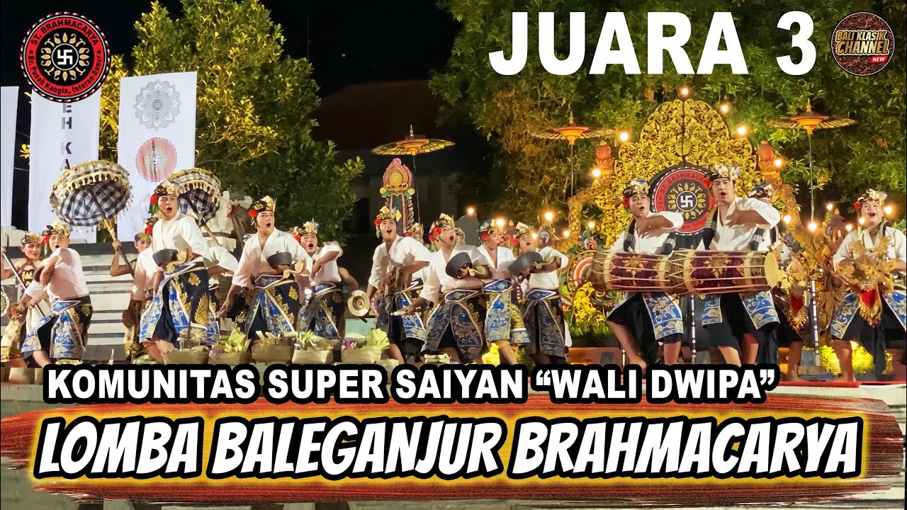 JUARA 3 LOMBA BALEGANJUR BRAHMACARYA - Komunitas Super Saiyan - Wali Dwipa