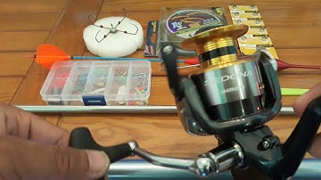 BỘ CẦN CÂU LỤC SHIMANO 4.25 VÀ MÁY 5000 GIÁ 3200K[Đồ Câu Hải Đăng ]