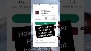 How to Register for Indian Post Payment Bank (IPPB) Mobile Banking and Internet Banking and Login screenshot 2