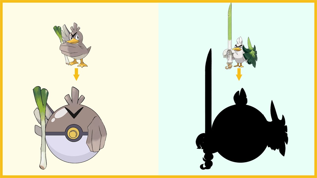 Pokemon with their pokeball, Farfetch'd