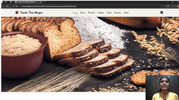 Complete Responsive Bakery website Using html css and javascript | Taste of magic