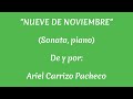 "Nueve de noviembre" (Sonata, pìano)