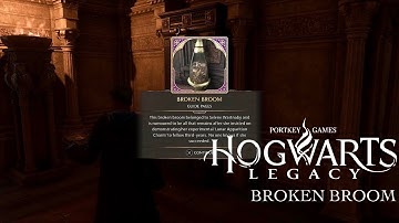 Hogwarts Legacy - Broken Broom (FIXED) - Field Guide Pages
