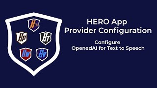 Configure Opened AI Speech (3 of 3)