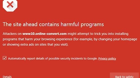 how to fix security error in google chrome-The site ahead contains harmful programs