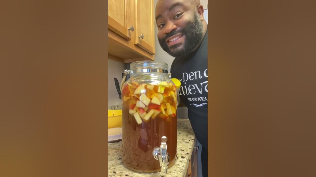 Caramel Apple Cider Jungle Juice using black owned liquors! Thanks