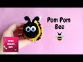 Pom Pom Bee DIY Tutorial | Spring Crafts.