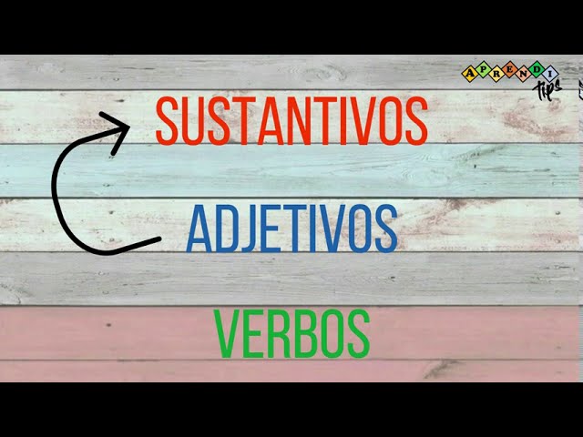 Deudor Semilla Moda Clasificacion De Las Palabras Sustantivos Adjetivos Y Verbos Panel A Lo