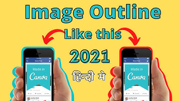 How to Add Outline Around Your Photos Using Canva [Hindi]