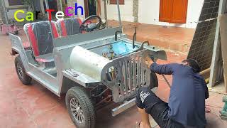 Homemade electric vehicle with independent suspension #6: make a super cool car head | Car Tech