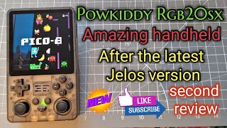 New Powkiddy RGB20sx latest update of Jelos made this device amazing I Retro budget handheld 2024