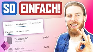 NAVIGATIONSLEISTE (mit Untermenüs!!!) - ganz ohne Bildschirme! | Power Apps