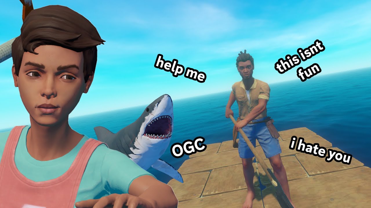 we started a RAFT playthrough and it was CURSED (and hilarious) - YouTube