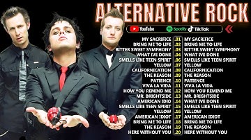 Alternative Rock 90s 2000s - Red Hot Chili Peppers, Nickelback, Linkin Park, Coldplay, Evanescence